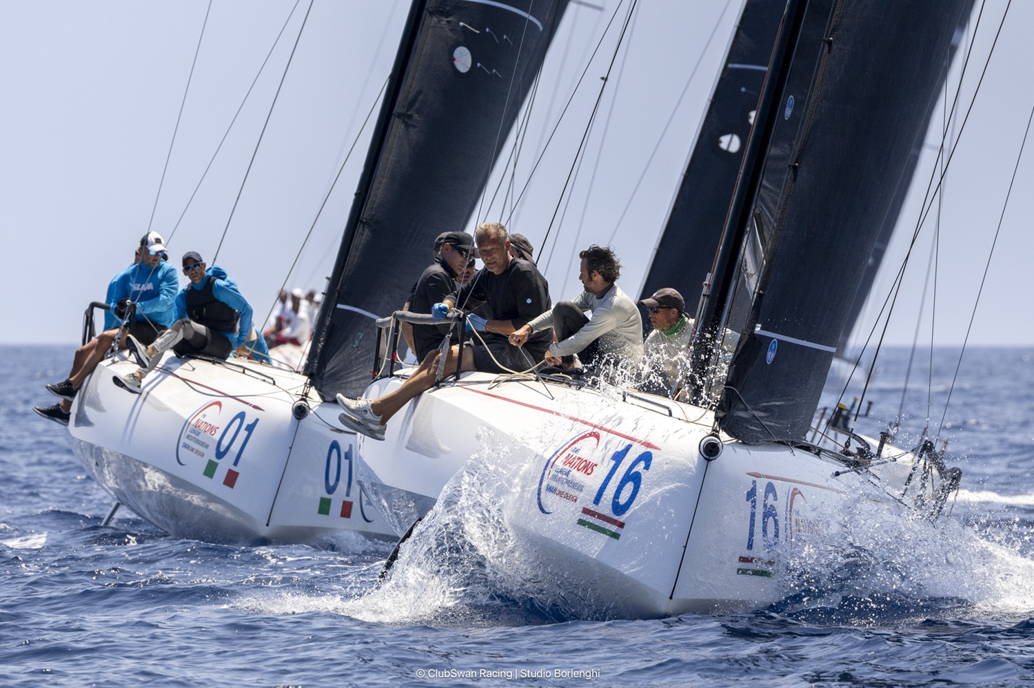 NATIONS TROPHY 2025, 50 SUPER VELE SWAN IN GARA A SAINT-TROPEZ